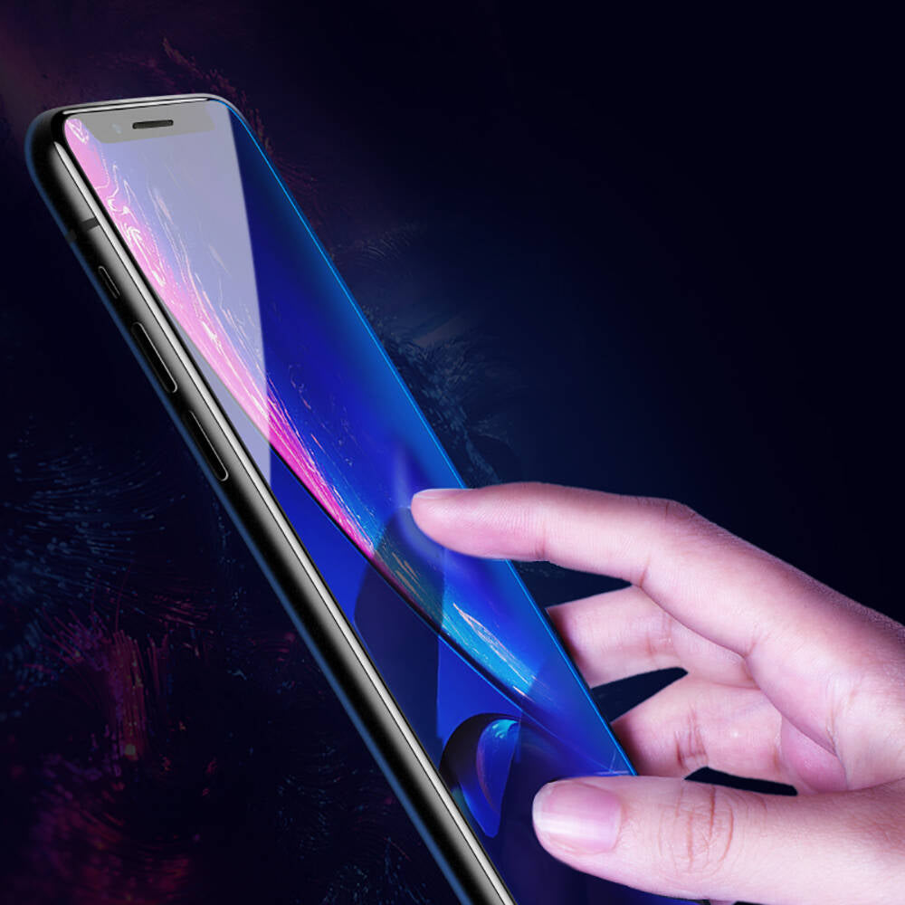 iPhone XR 6.1 Hidrofobik Ve Oleofobik Özellikli Benks Air Shield Ekran Koruyucu 10&prime;lu Paket