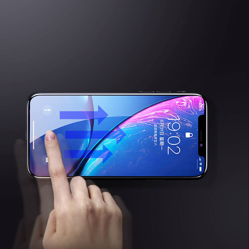 iPhone XR 6.1 Hidrofobik Ve Oleofobik Özellikli Benks Air Shield Ekran Koruyucu 10&prime;lu Paket
