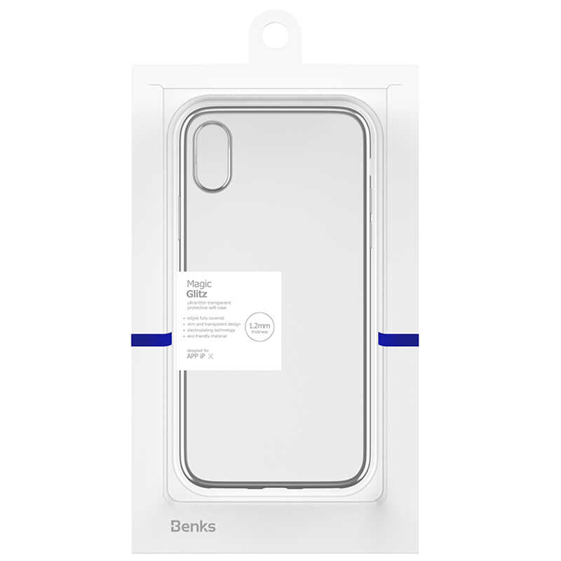 iPhone XS 5.8 Benks Magic Glitz Ultra-Thin Transparent Protective Soft Kapak