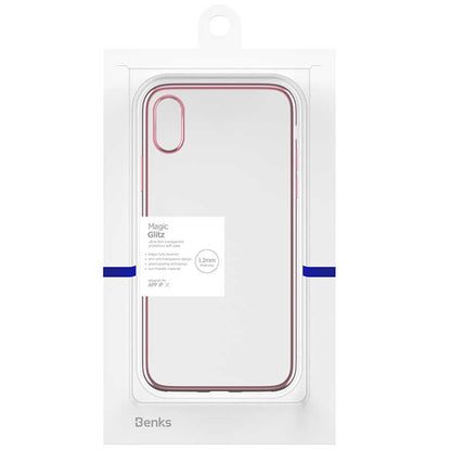 iPhone XS 5.8 Benks Magic Glitz Ultra-Thin Transparent Protective Soft Kapak
