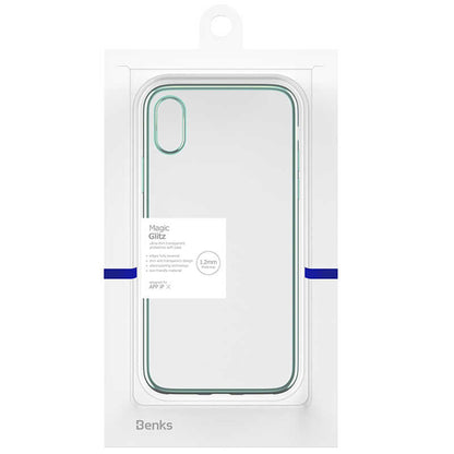 iPhone XS 5.8 Benks Magic Glitz Ultra-Thin Transparent Protective Soft Kapak