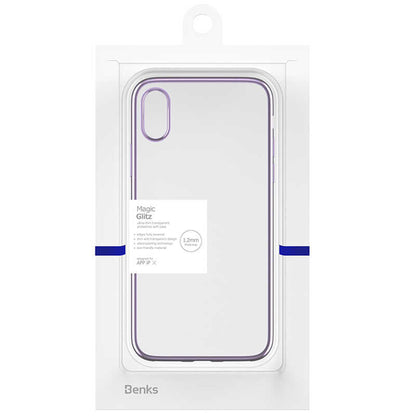 iPhone XS 5.8 Benks Magic Glitz Ultra-Thin Transparent Protective Soft Kapak