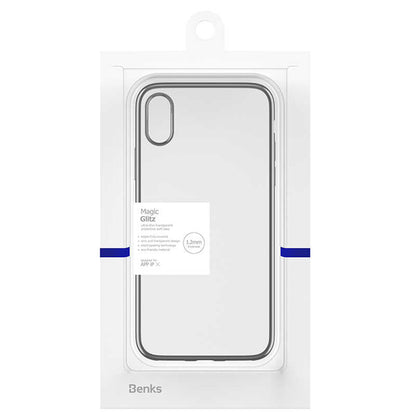 iPhone XS 5.8 Benks Magic Glitz Ultra-Thin Transparent Protective Soft Kapak