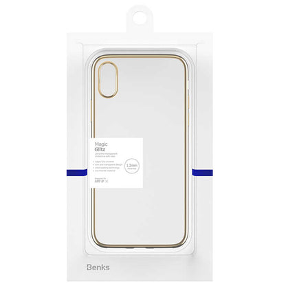 iPhone XS 5.8 Benks Magic Glitz Ultra-Thin Transparent Protective Soft Kapak