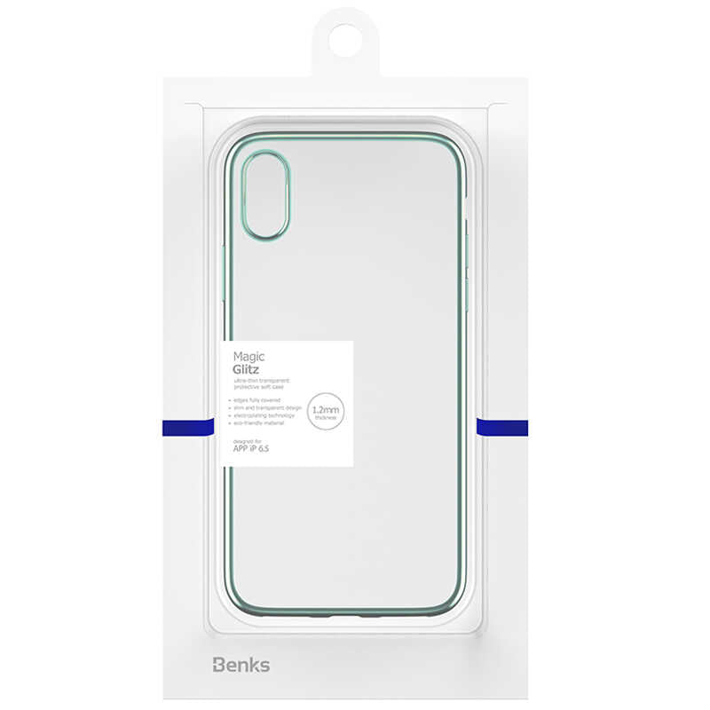 iPhone XS Max 6.5 Benks Magic Glitz Ultra-Thin Transparent Protective Soft Kapak