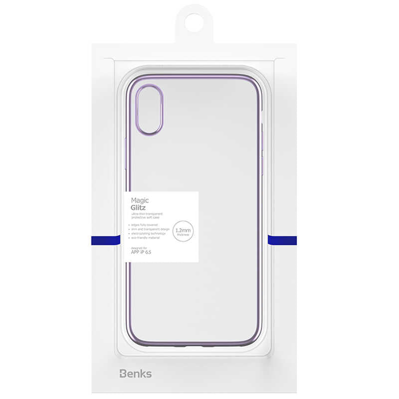 iPhone XS Max 6.5 Benks Magic Glitz Ultra-Thin Transparent Protective Soft Kapak