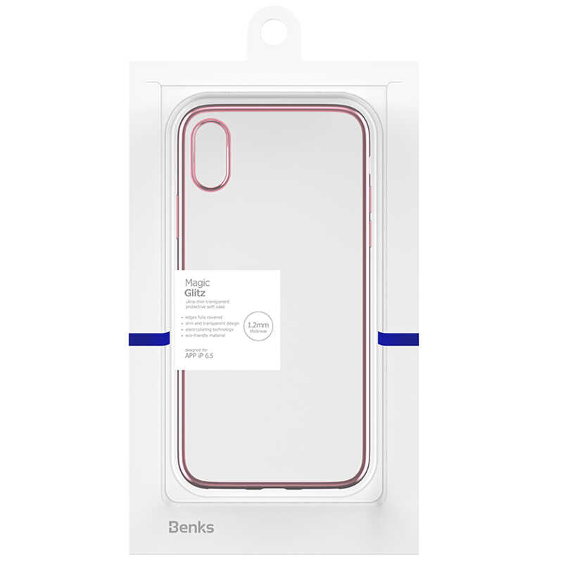 iPhone XS Max 6.5 Benks Magic Glitz Ultra-Thin Transparent Protective Soft Kapak