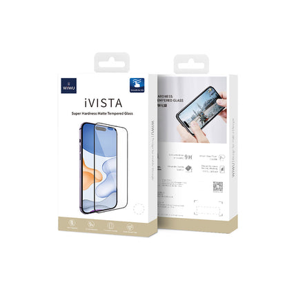 iPhone XS Max 6.5 Wiwu iVista Screen Matte Ultra Güçlü Temperli Mat Ekran Koruyucu