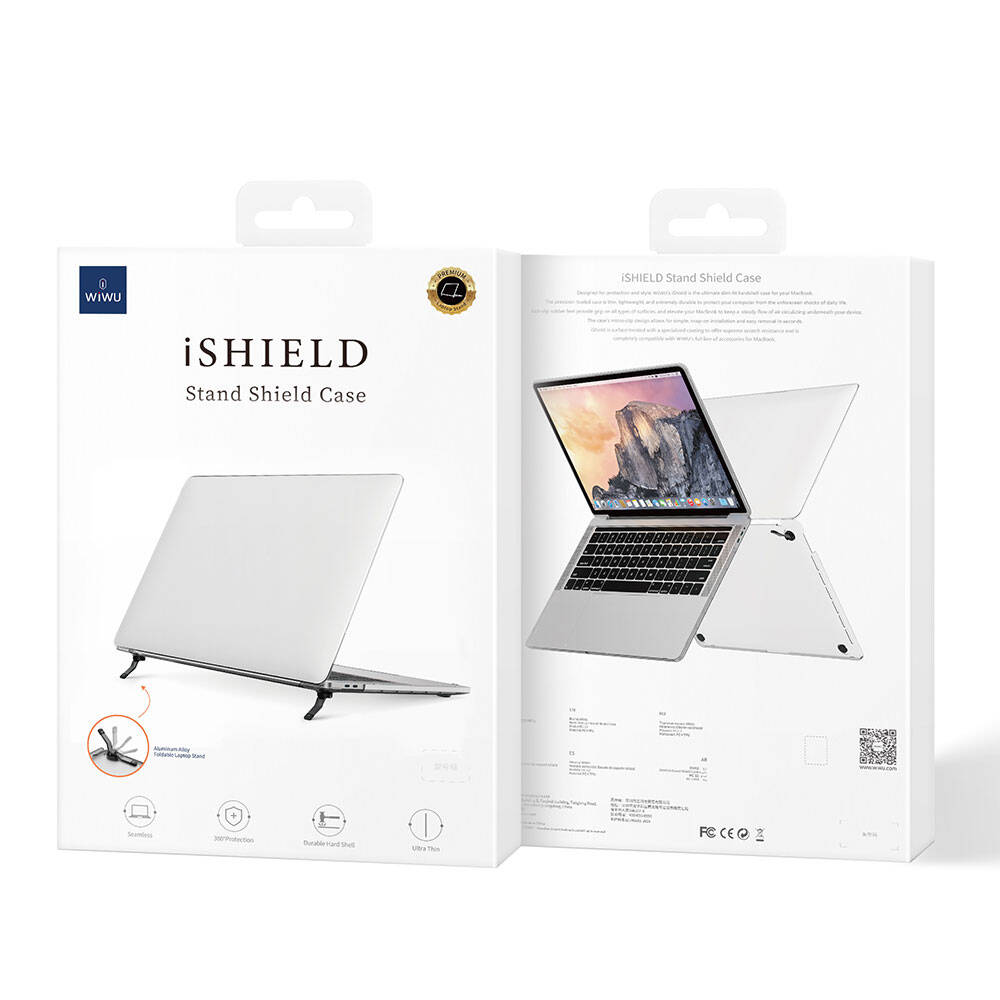 Macbook 13.3" Pro 2020 Wiwu Macbook iShield Standlı Shield Kapak