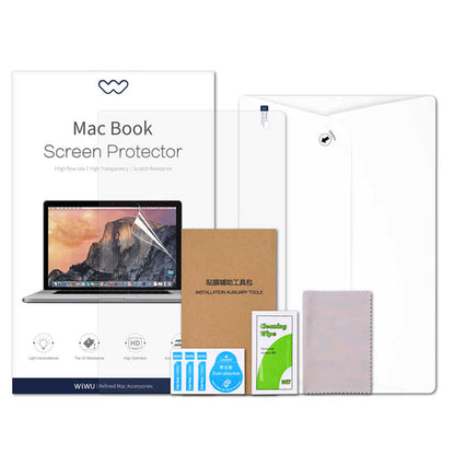 Macbook 13.6&prime; Air 2024 M2 A2681 Wiwu Parlak Ekran Koruyucu
