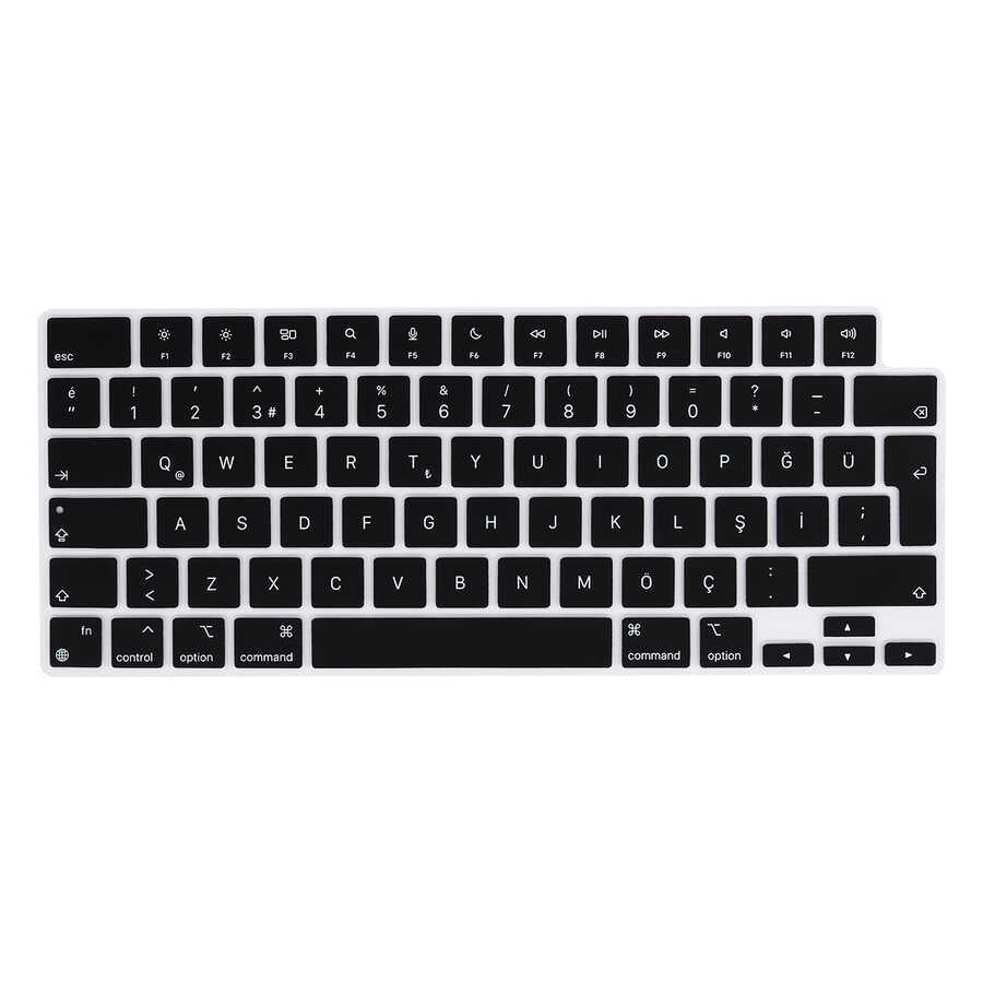 Apple Macbook 14.2' 2021 A2442 Zore Klavye Koruyucu Silikon Ped