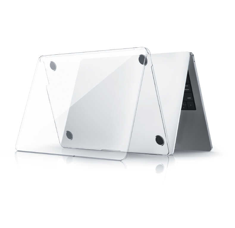 Macbook 14.2' 2021 Wiwu Ultra İnce Sararmayan Şeffaf MacBook Crystal iShield Kapak
