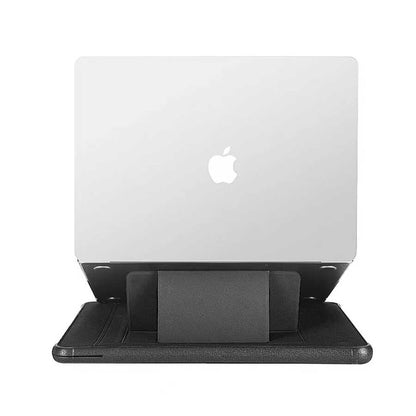 Macbook Pro 14.2 2023 A2779 Wiwu Defender Stand Case Taşınabilir Standlı Magnetik PU Laptop Çantası