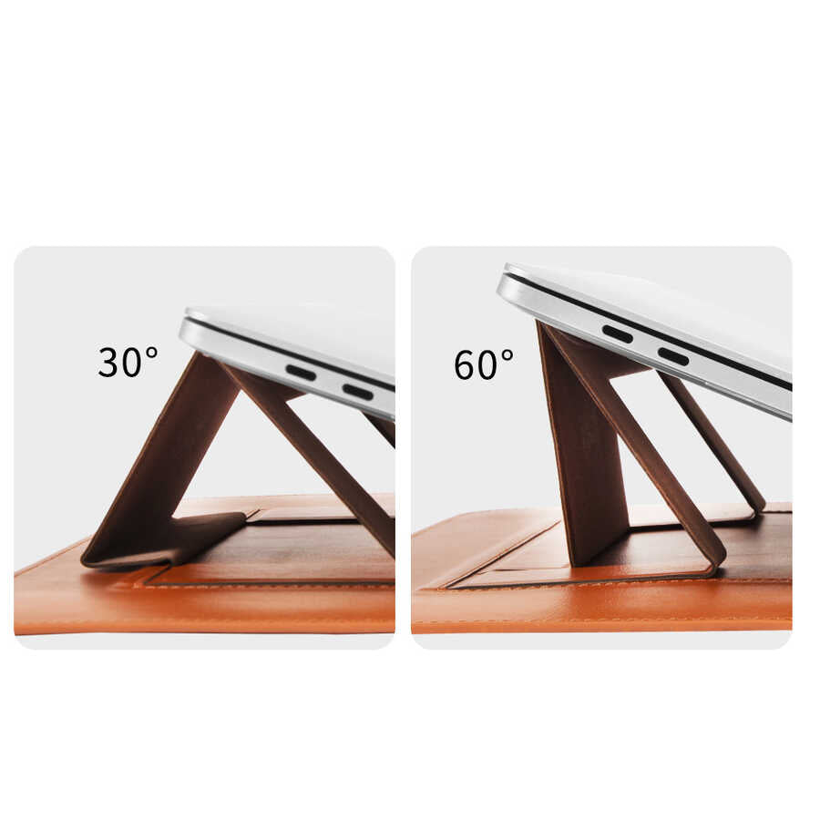 Macbook Pro 16.2 2023 A2780 Wiwu Macbook Skin Pro Portable Stand Kılıf