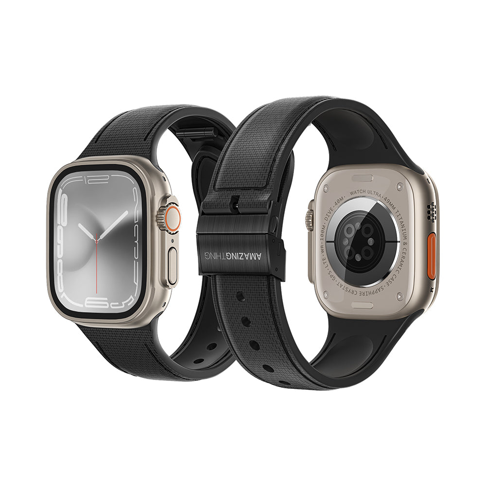 Watch 10 42mm Amazingthing Titan Swift Deri Dokulu Silikon Kordon