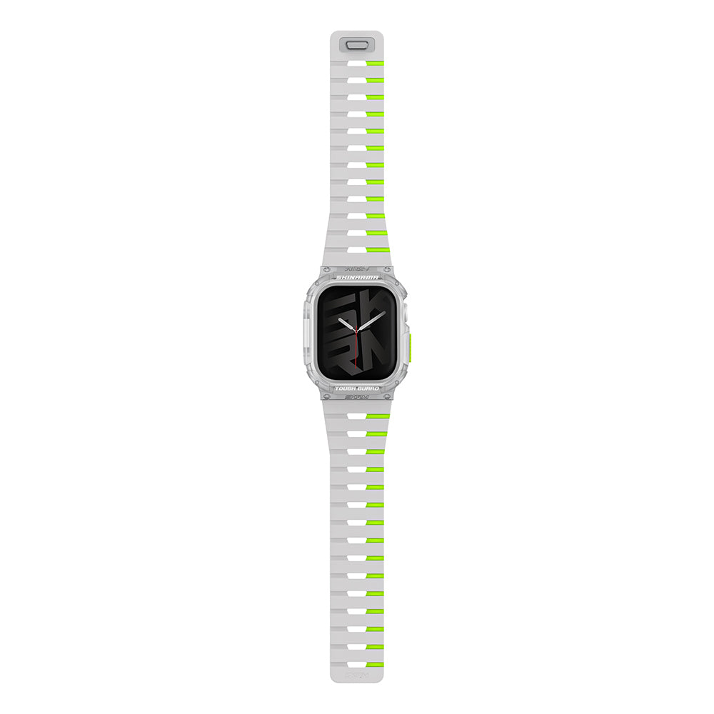 Watch 10 42mm Skinarma Nightglow Atom TPU Kasa Koruyucu + Gemini Silikon Kordon