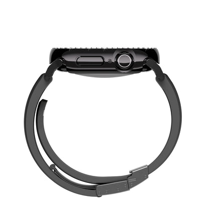Watch 10 46mm Amazingthing Gleam Fit FullGuard Taşlı Sert PC Kasa ve Ekran Koruyucu