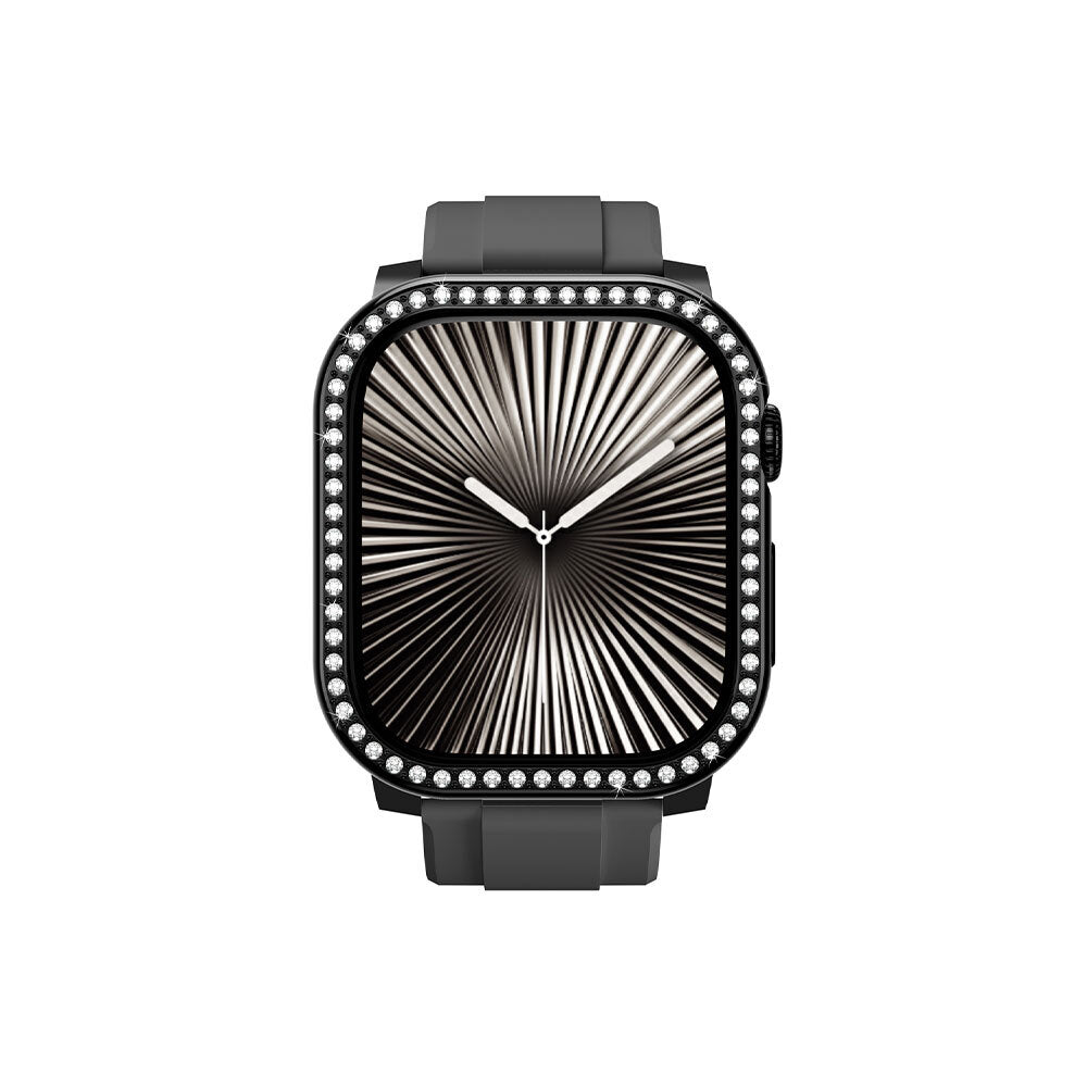 Watch 10 46mm Amazingthing Gleam Fit FullGuard Taşlı Sert PC Kasa ve Ekran Koruyucu