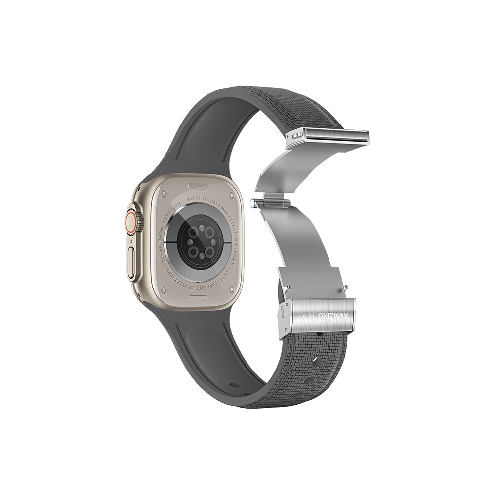 Watch 10 46mm Amazingthing Titan Swift Deri Dokulu Silikon Kordon