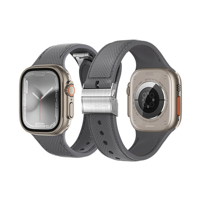 Watch 10 46mm Amazingthing Titan Swift Deri Dokulu Silikon Kordon