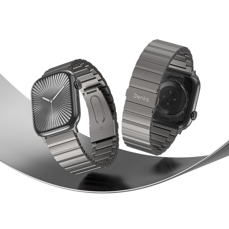 Watch 10 46mm Benks Aero Titan Serisi Titanyum Metal Kordon