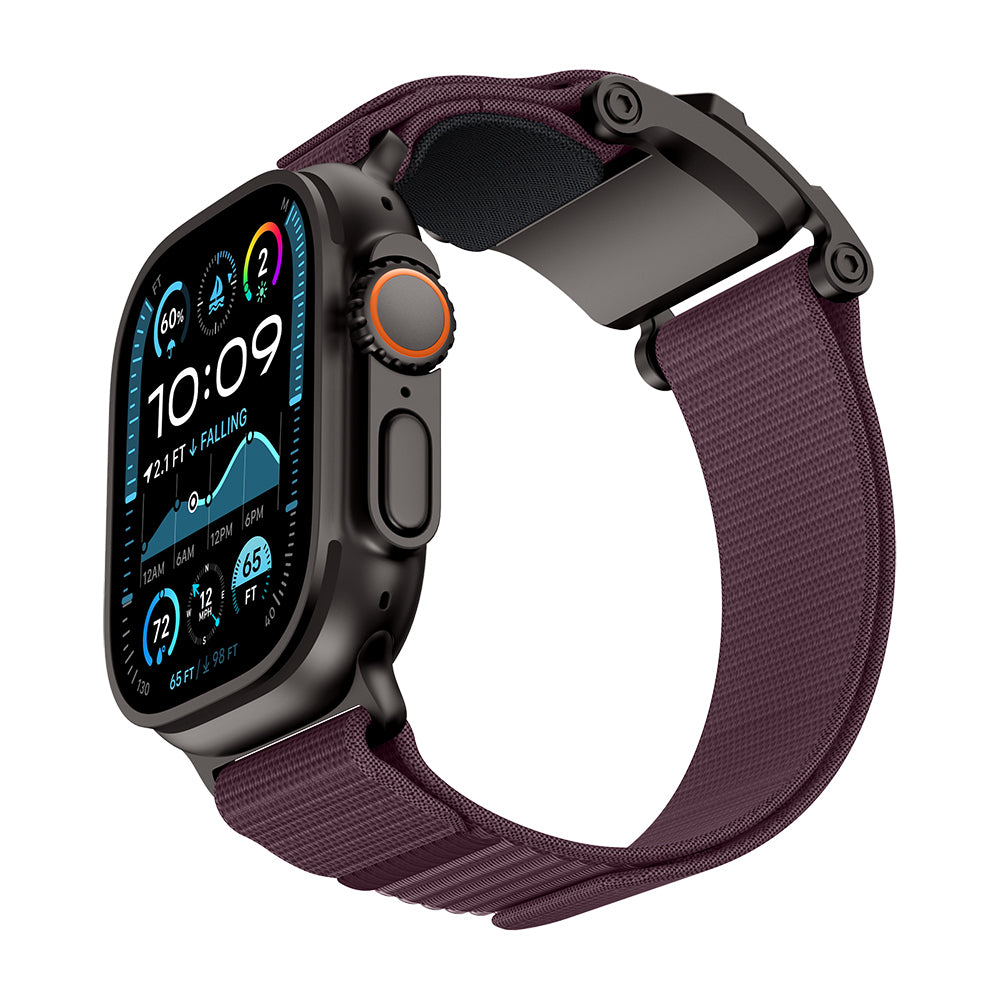 Apple Watch 10 46mm Mohseven iWatch Mecha Sport Hasır Kordon