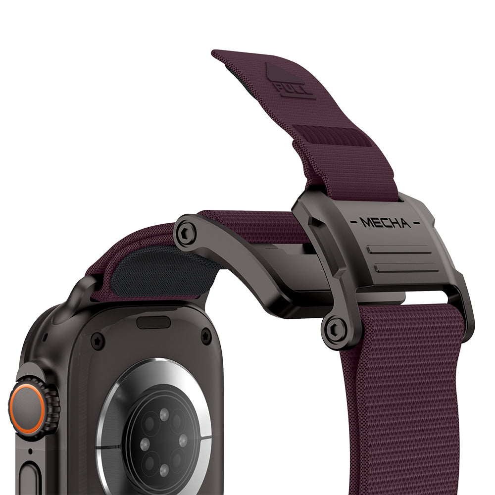 Apple Watch 10 46mm Mohseven iWatch Mecha Sport Hasır Kordon