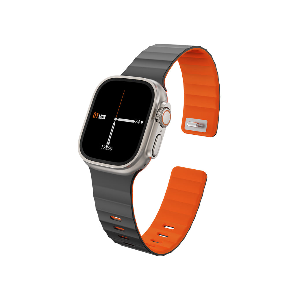 Apple Watch 10 46mm Wiwu Mag Secur Serisi Silikon Kordon