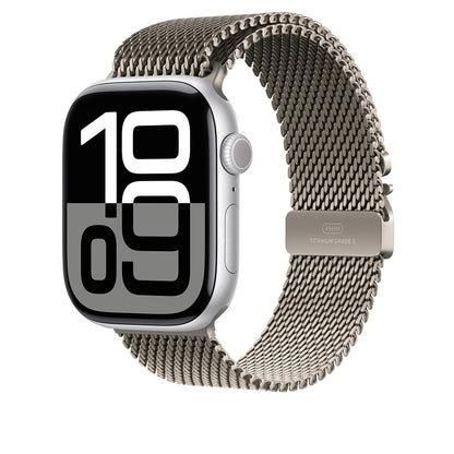 Apple Watch 10 46mm Zore KRD-100 Titanyum Hasır Kordon