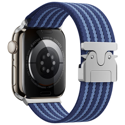 Apple Watch 10 46mm Zore KRD-133 Naylon Kumaş Hasır Örgülü Kordon