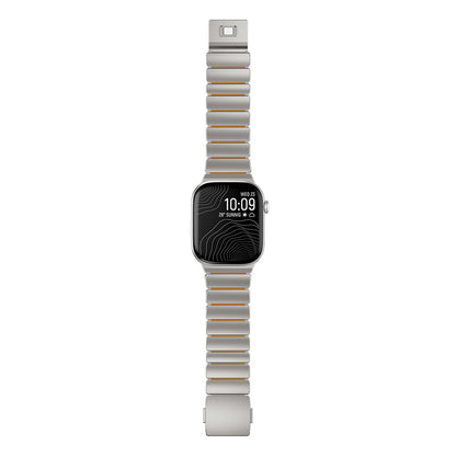 Apple Watch 10 46mm Zore KRD-149 Metal Silikon Kordon