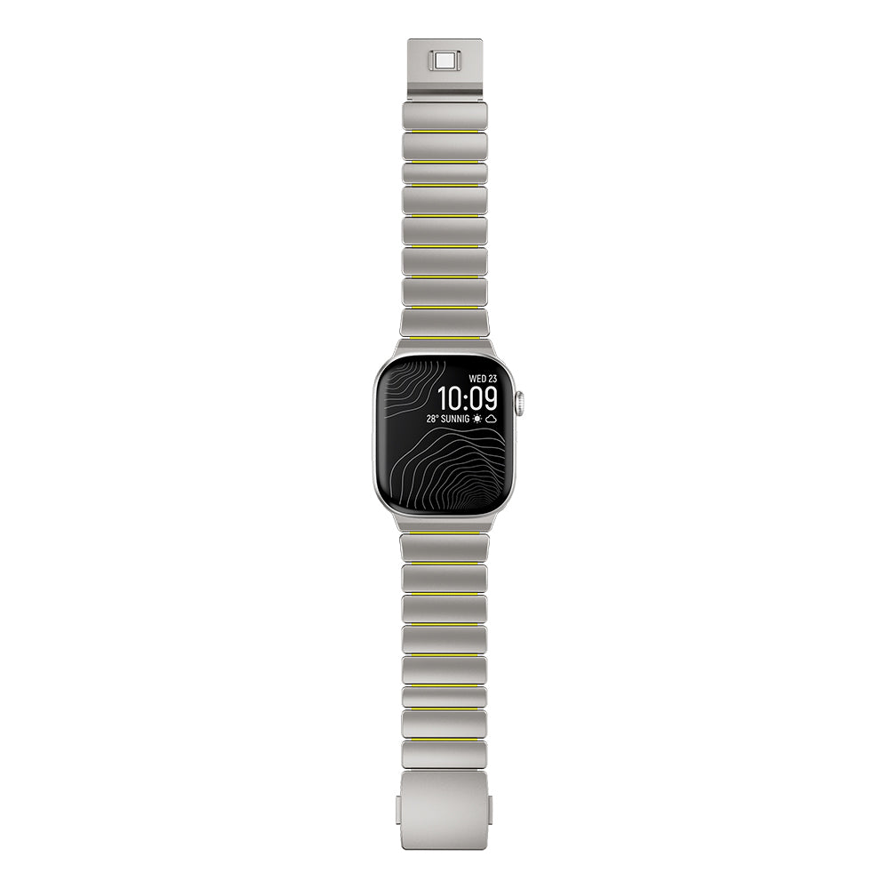 Apple Watch 10 46mm Zore KRD-149 Metal Silikon Kordon