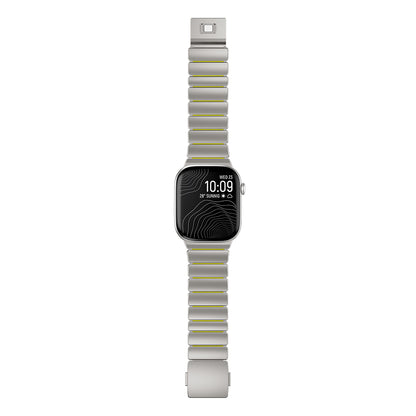 Apple Watch 10 46mm Zore KRD-149 Metal Silikon Kordon