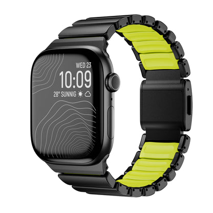 Apple Watch 10 46mm Zore KRD-149 Metal Silikon Kordon