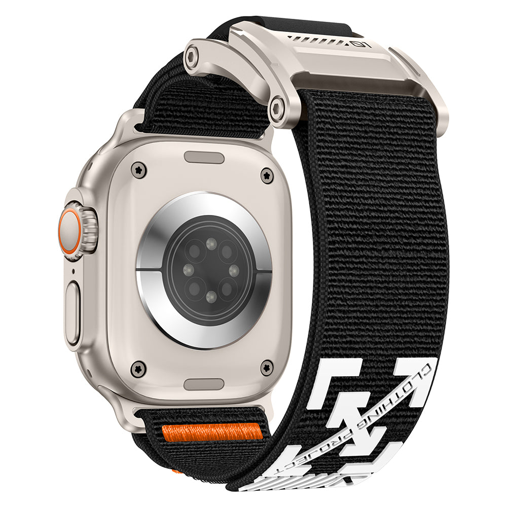 Apple Watch 10 46mm Zore KRD-154 Naylon Kumaş Hasır Örgülü Kordon