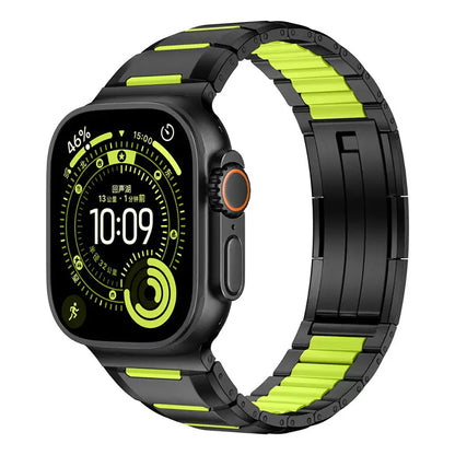 Apple Watch 10 46mm Zore KRD-155 Metal Silikon Kordon