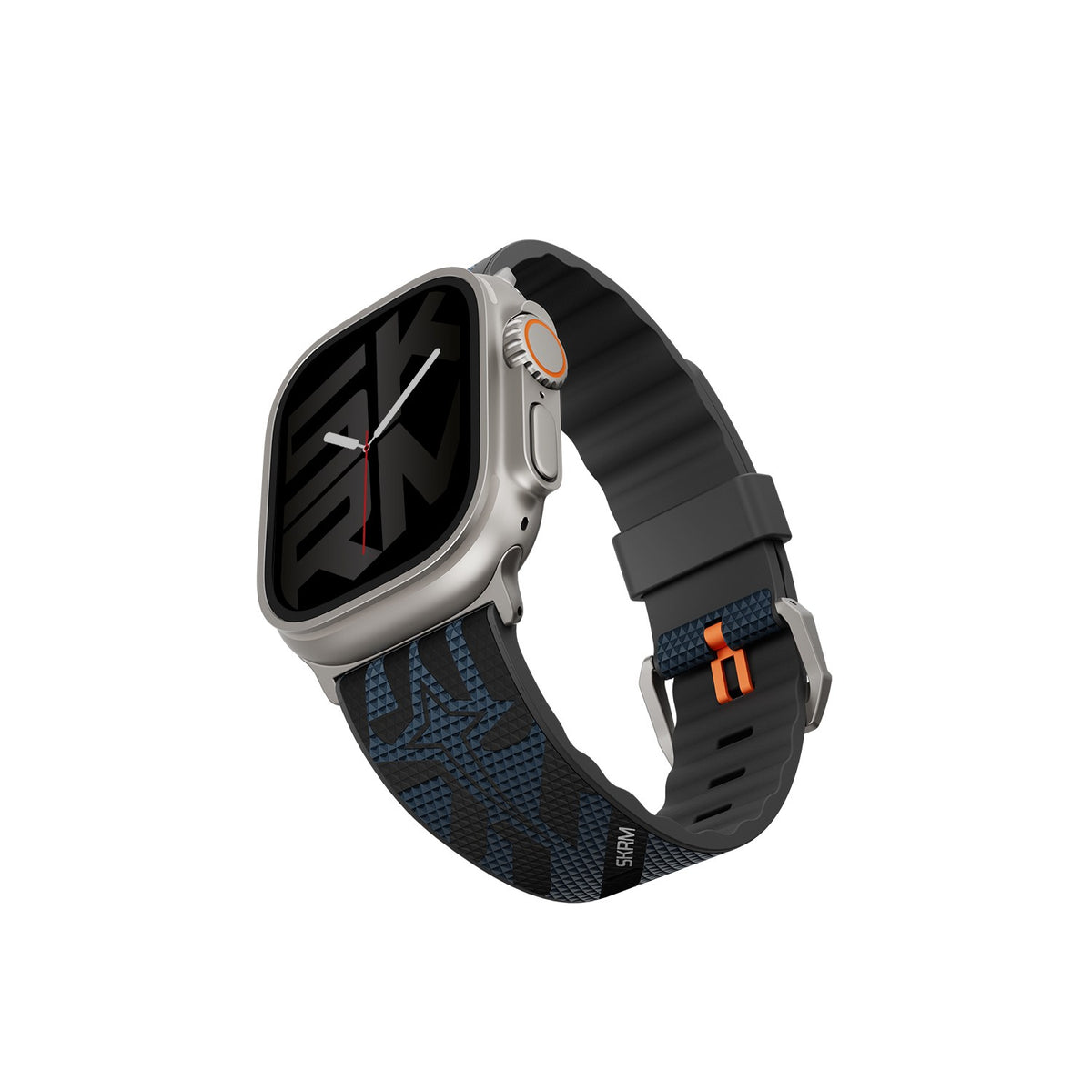 Apple Watch 12 46mm Skinarma Phantom Serisi Silikon Kordon
