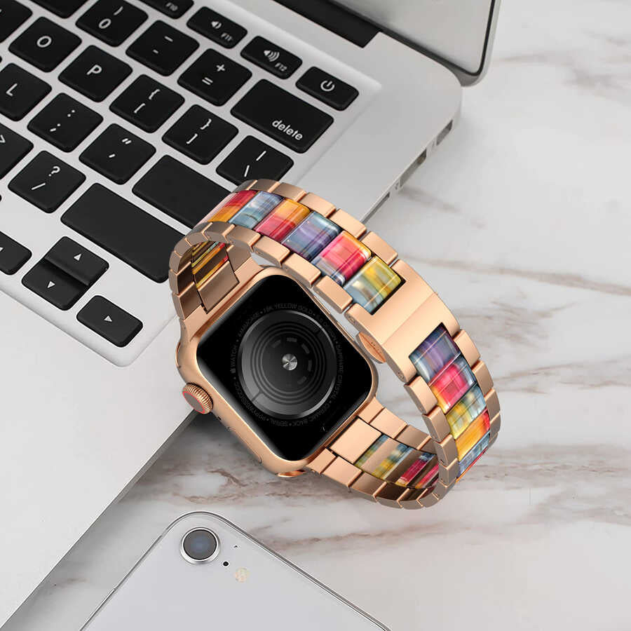Watch 38mm Wiwu Resin Steel Belt Metal Kordon