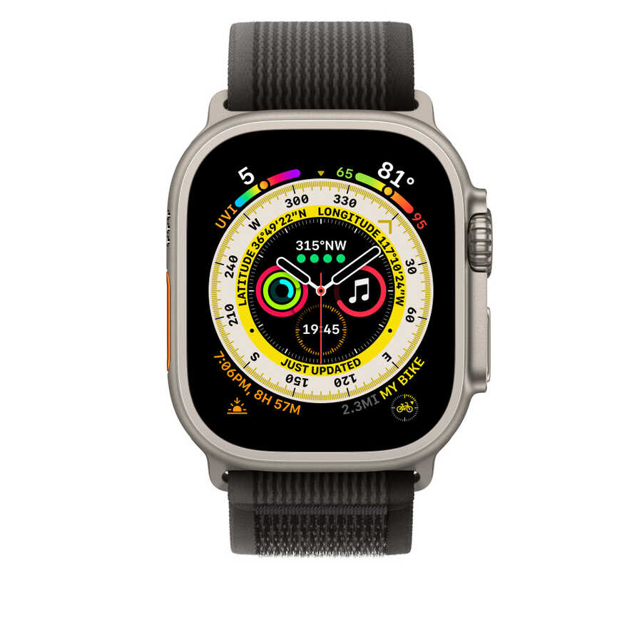 Watch 38mm Wiwu Trail Loop Naylon Örgü İşlemeli Hasır Kordon Strap Kayış
