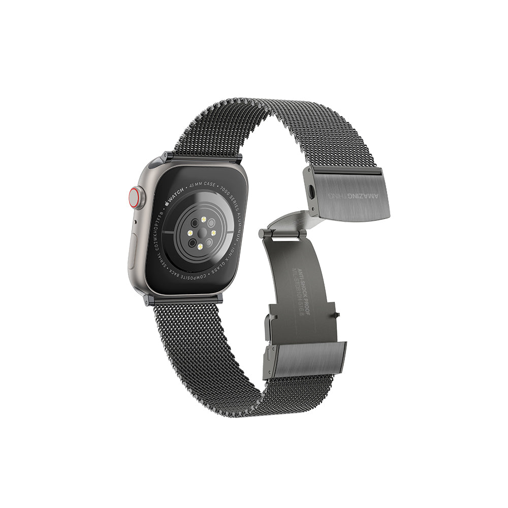 Watch 40mm Amazingthing Titan Metal Hasır Kordon