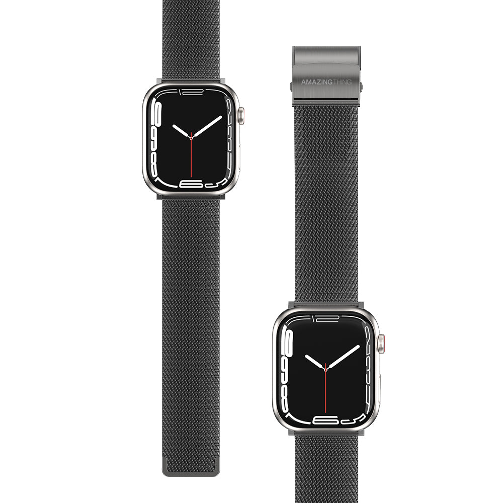 Watch 40mm Amazingthing Titan Metal Hasır Kordon