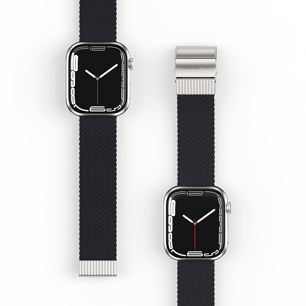 Watch 40mm Amazingthing Titan Weave Örgü Sport Kordon