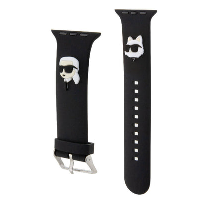 Watch 40mm Karl Lagerfeld Orjinal Lisanslı İkonik Karl & Choupette Logolu Silikon Kordon