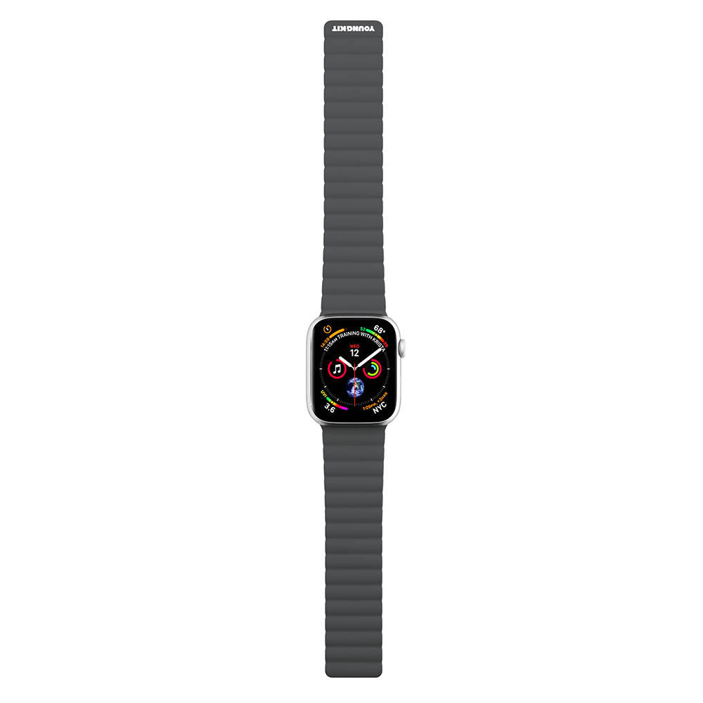 Watch 40mm Kordon Youngkit Classical Magnetik Tak Çıkar Silikon Strap Kayış