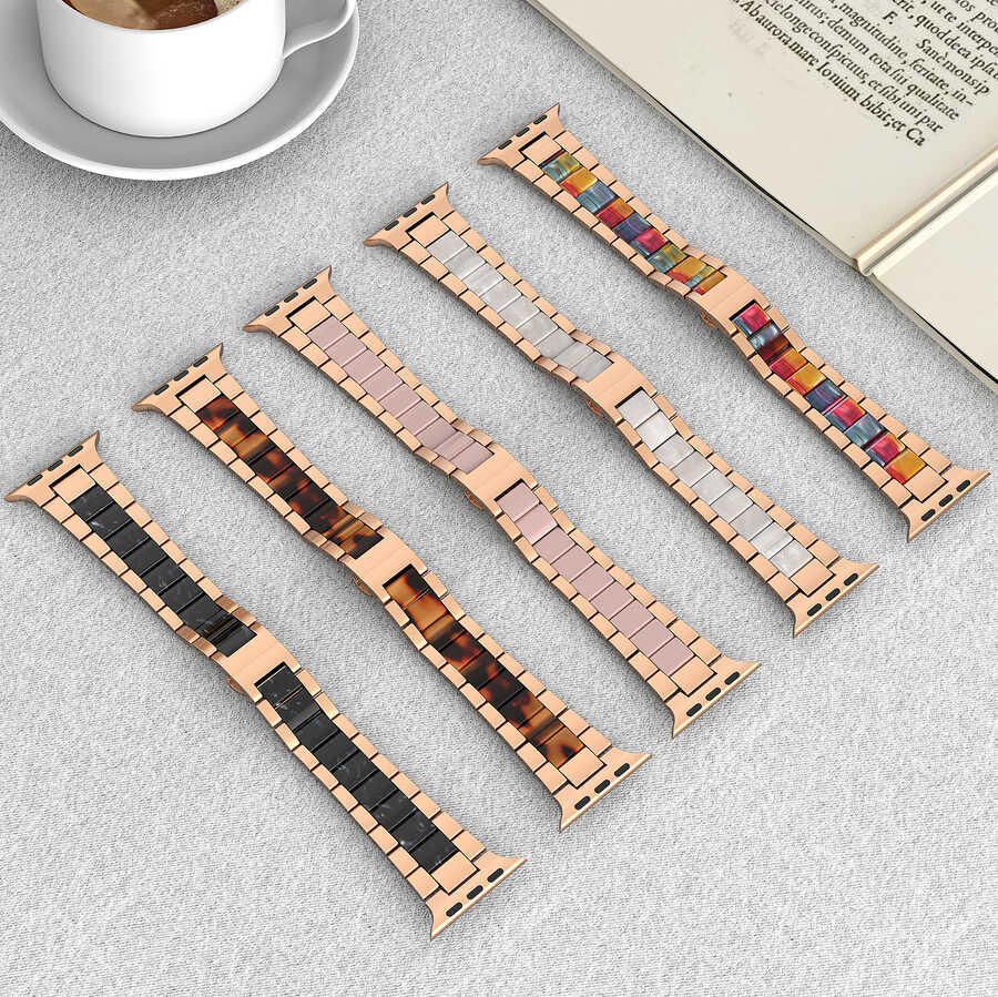 Watch 40mm Wiwu Resin Steel Belt Metal Kordon