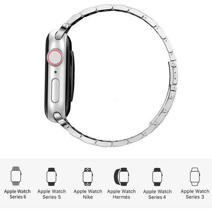 Watch 40mm Wiwu Ultra Thin Steel Belt Three Beads Metal Kordon