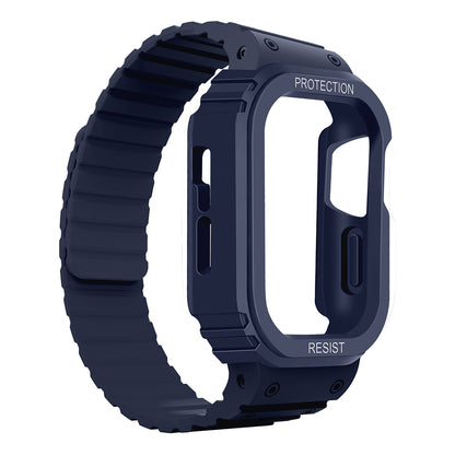 Apple Watch 40mm Zore KRD-142 Airbag Tasarımlı Kasa Koruyuculu Silikon Kordon