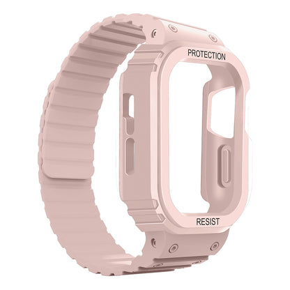 Apple Watch 40mm Zore KRD-142 Airbag Tasarımlı Kasa Koruyuculu Silikon Kordon