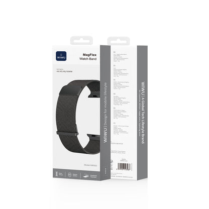 Apple Watch 42mm Wiwu MagFlex Secure Serisi Metal Kordon