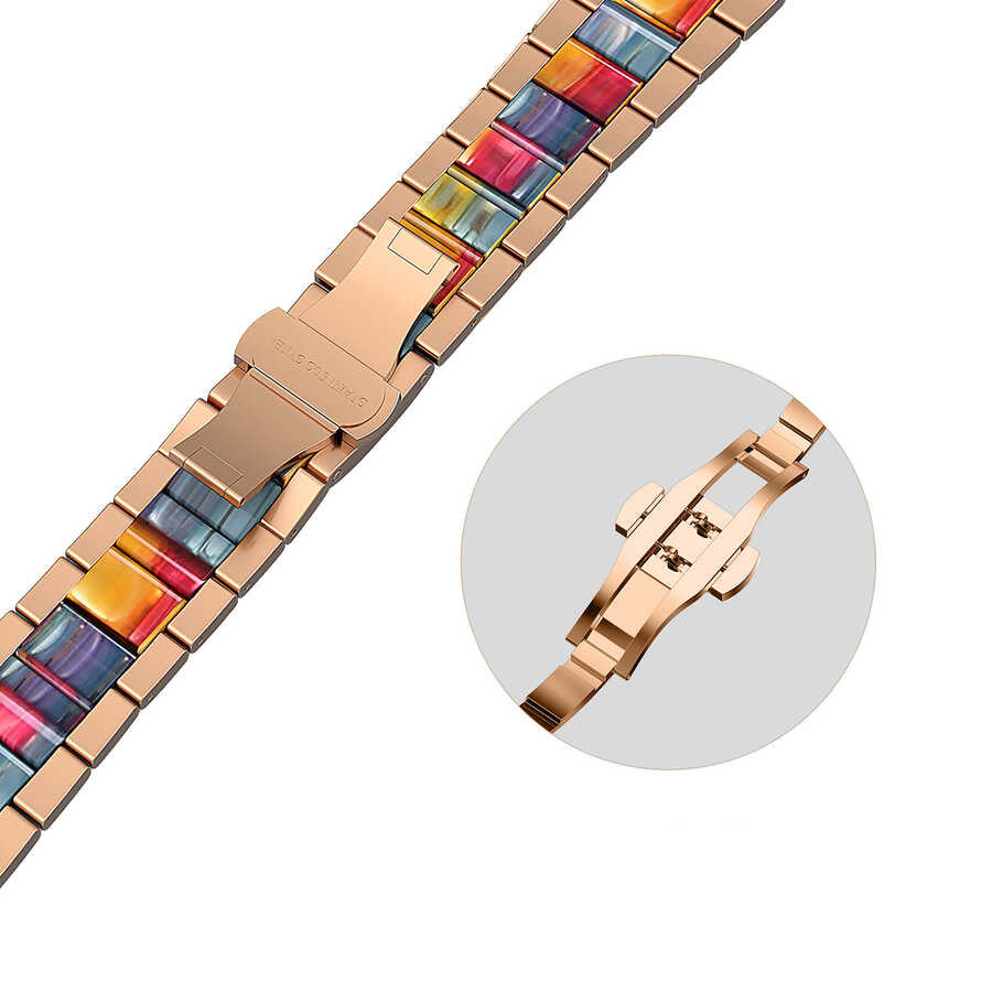 Watch 42mm Wiwu Resin Steel Belt Metal Kordon